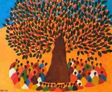 baobab Sous le baobab