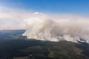 Incendie dans les Fagnes